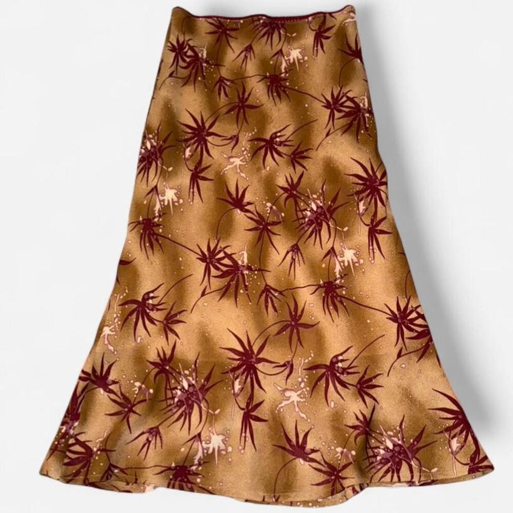 Unbranded Women's Brown and Gold Skirt